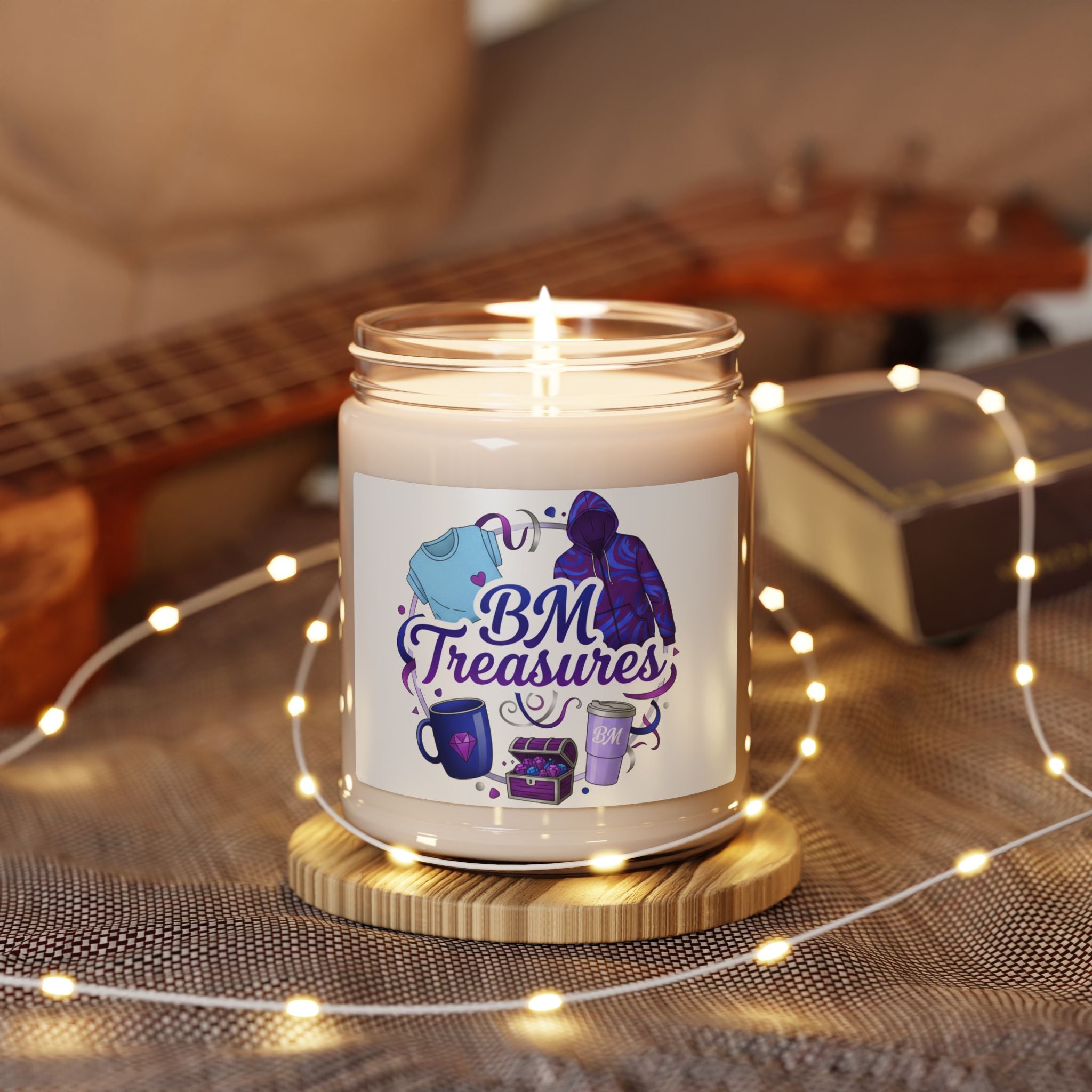 Soy Candle — BM Treasures Scented 9oz Jar Candle