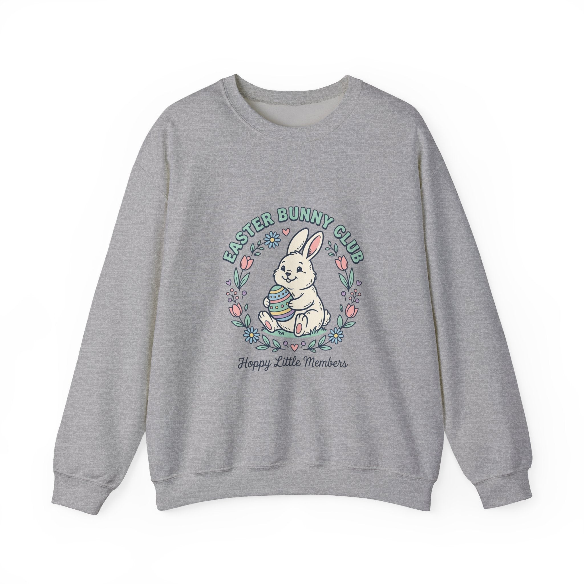 Easter Bunny Club Sweatshirt | pastel spring, vintage Easter