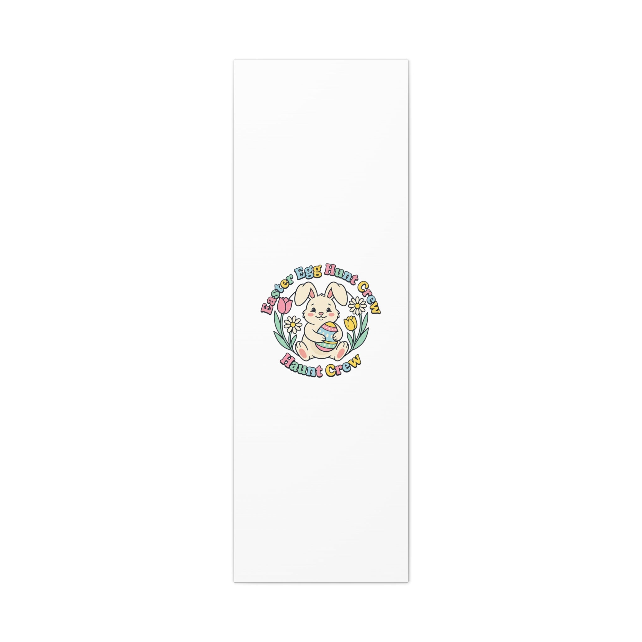 Easter Bunny Egg Hunt Canvas | Pastel Spring Cottagecore Wall Art