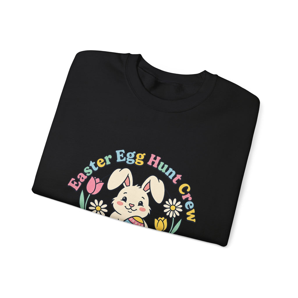 Easter Egg Hunt Bunny Crewneck Sweatshirt | pastel spring, bunny aesthetic
