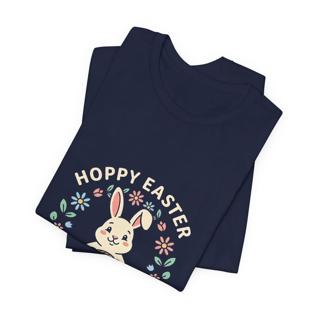 Hoppy Easter Bunny Aesthetic Tee | pastel spring, vintage Easter