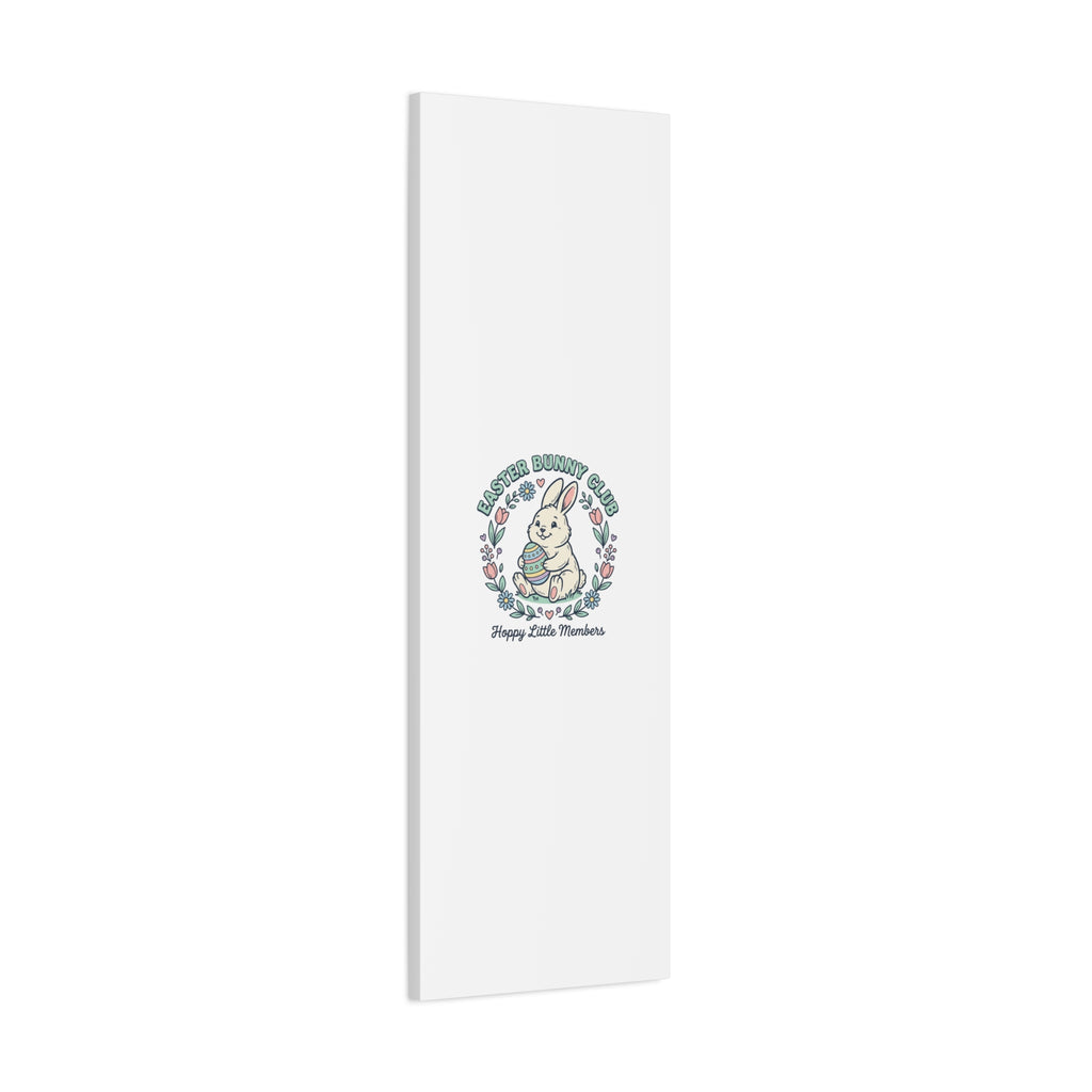 Easter Bunny Club Canvas | pastel spring, vintage Easter