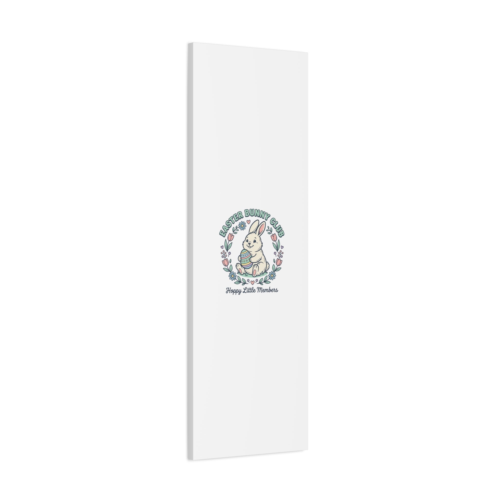 Easter Bunny Club Canvas | pastel spring, vintage Easter