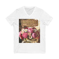 Mother's Day Floral V-Neck Tee – 'Mother's Day, We Love You' Bouquet T‑Shirt