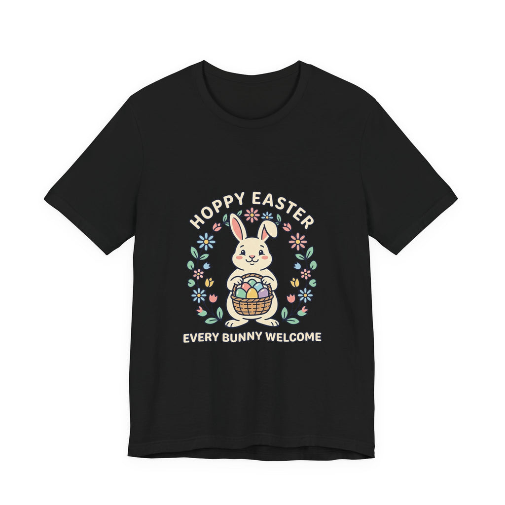 Hoppy Easter Bunny Aesthetic Tee | pastel spring, vintage Easter