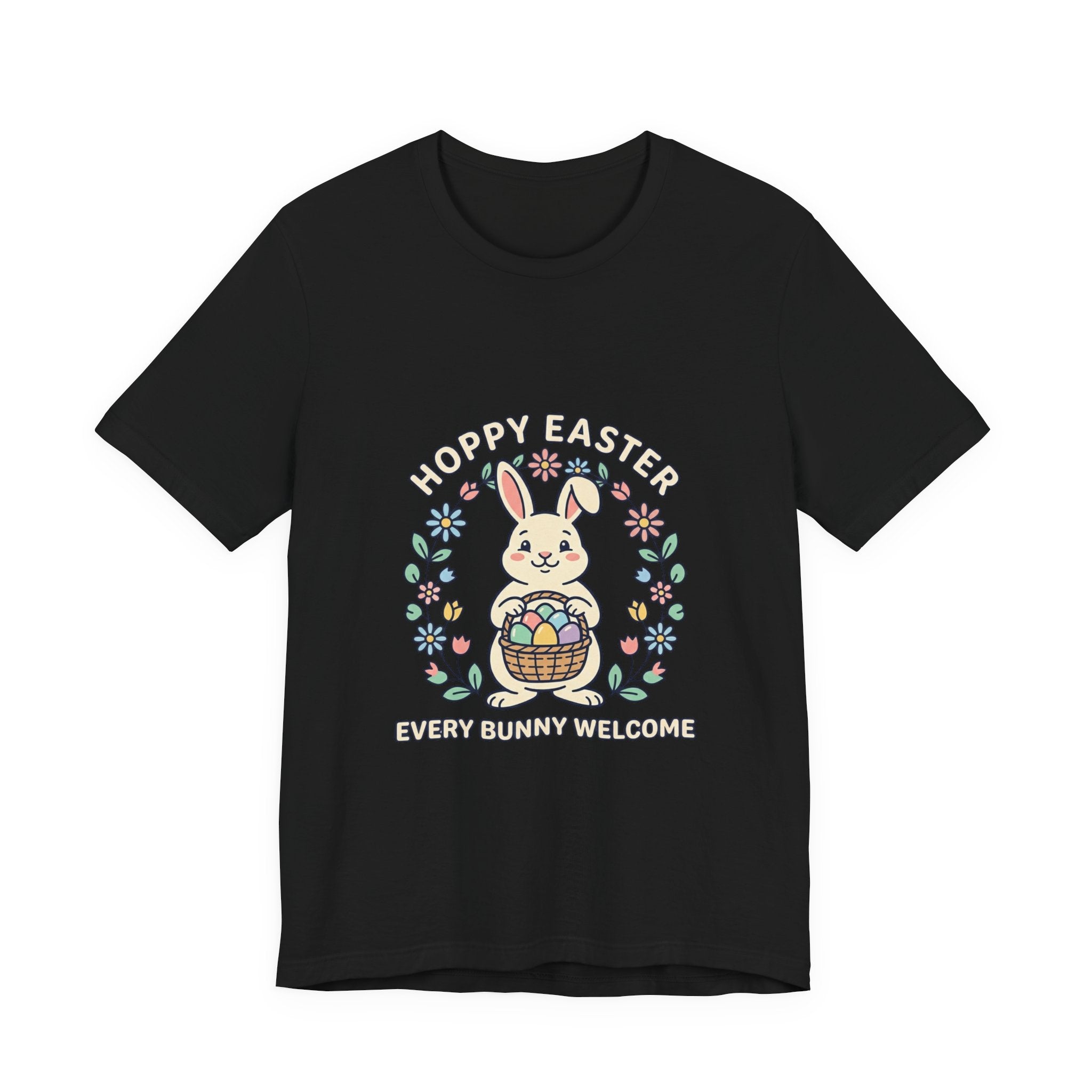 Hoppy Easter Bunny Aesthetic Tee | pastel spring, vintage Easter