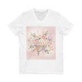 Mother's Day Floral V-Neck Tee