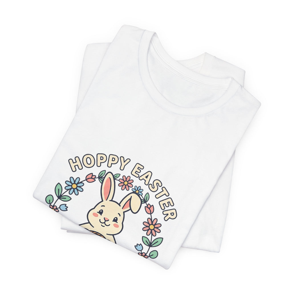Hoppy Easter Bunny Aesthetic Tee | pastel spring, vintage Easter
