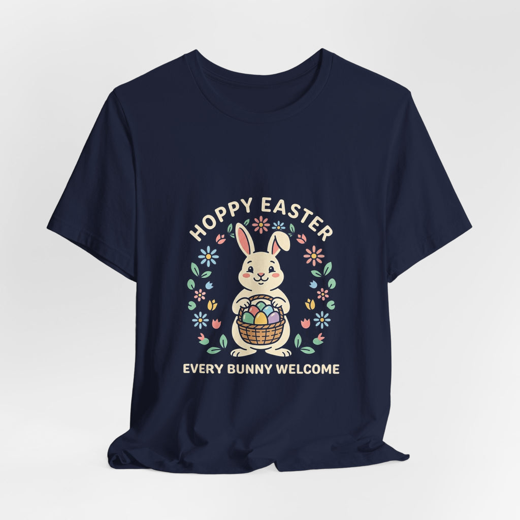 Hoppy Easter Bunny Aesthetic Tee | pastel spring, vintage Easter