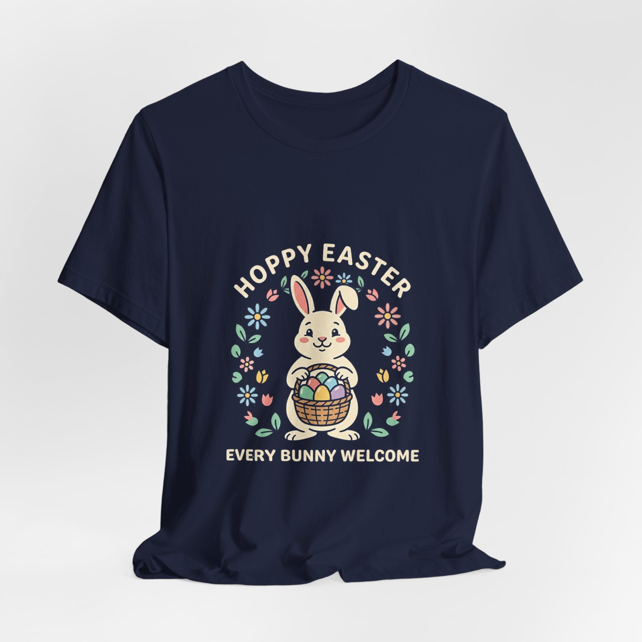 Hoppy Easter Bunny Aesthetic Tee | pastel spring, vintage Easter