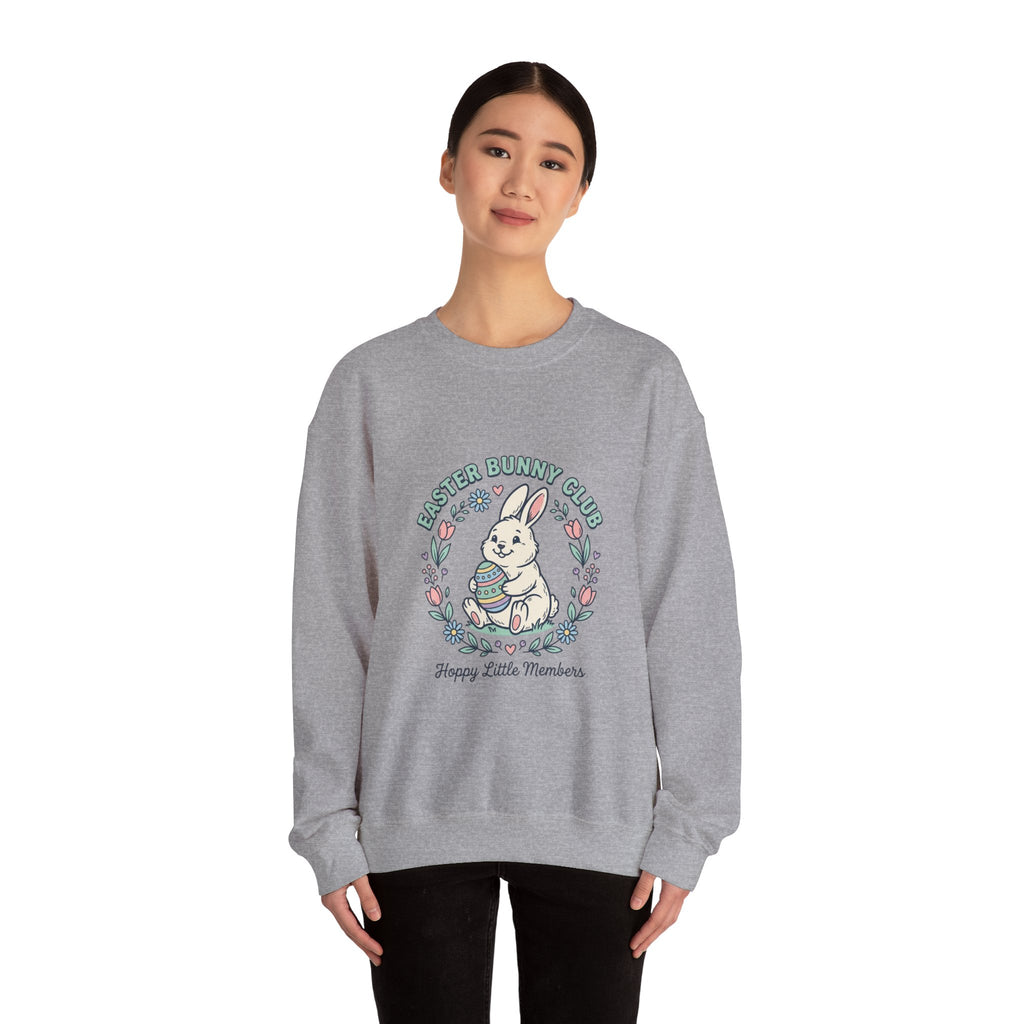 Easter Bunny Club Sweatshirt | pastel spring, vintage Easter
