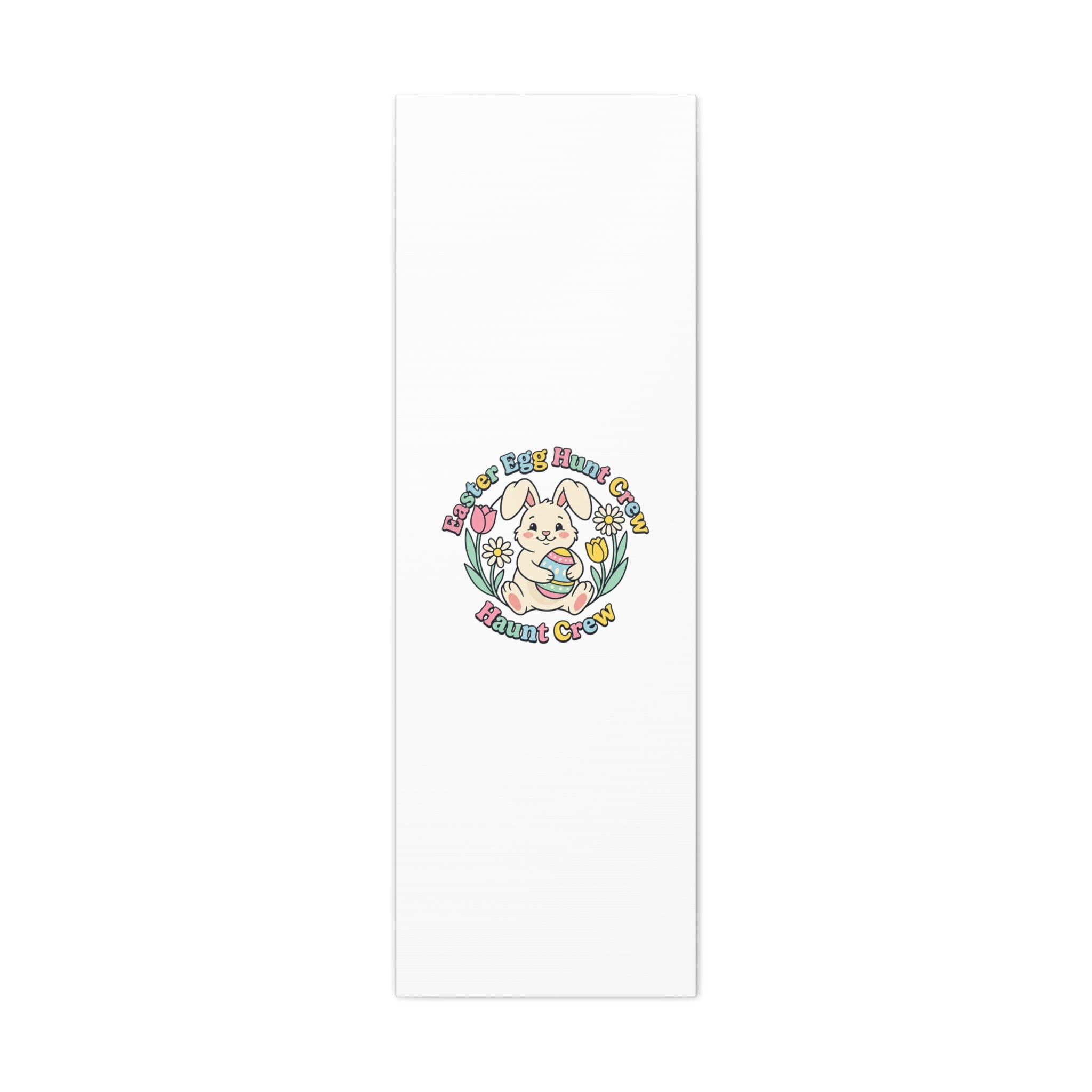 Easter Bunny Egg Hunt Canvas | Pastel Spring Cottagecore Wall Art
