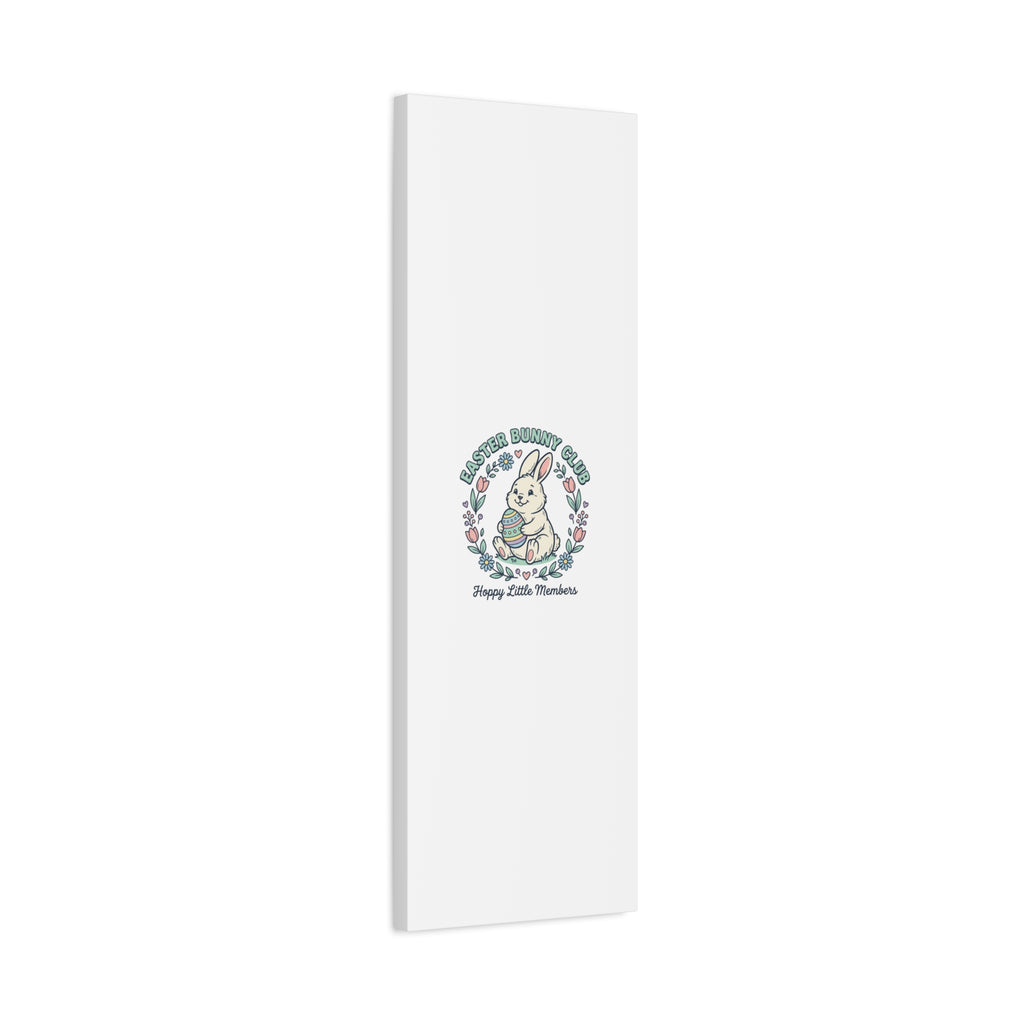 Easter Bunny Club Canvas | pastel spring, vintage Easter