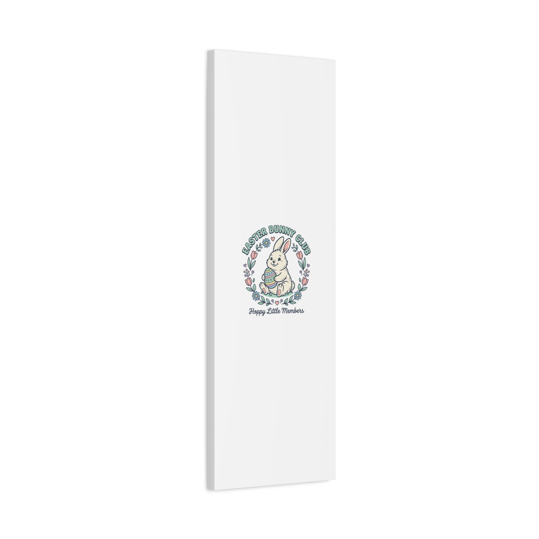 Easter Bunny Club Canvas | pastel spring, vintage Easter
