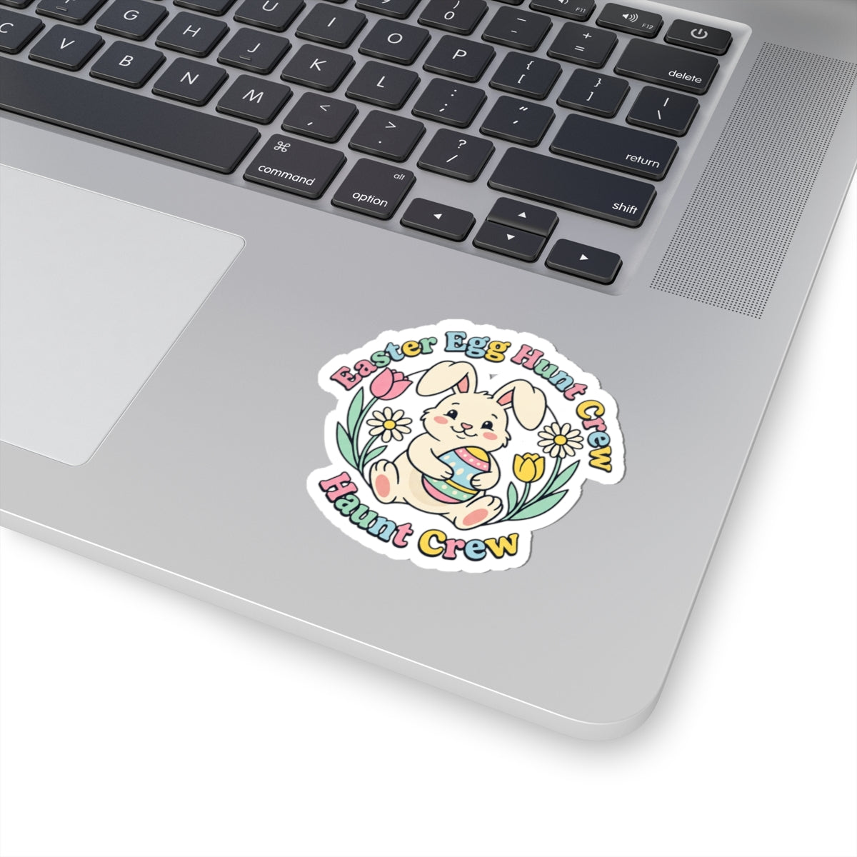 Easter Bunny Aesthetic Kiss-Cut Stickers | Pastel Spring, Cottagecore