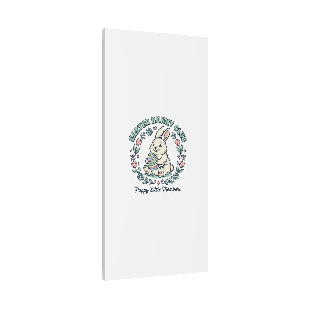 Easter Bunny Club Canvas | pastel spring, vintage Easter
