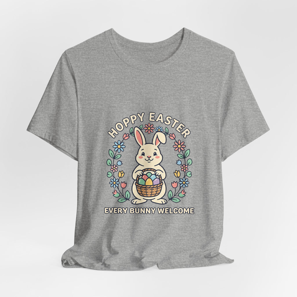 Hoppy Easter Bunny Aesthetic Tee | pastel spring, vintage Easter