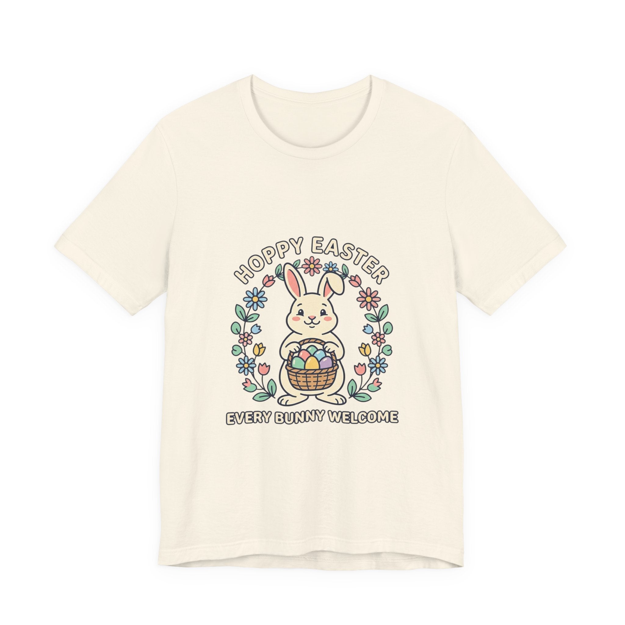 Hoppy Easter Bunny Aesthetic Tee | pastel spring, vintage Easter