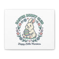 Easter Bunny Club Canvas | pastel spring, vintage Easter