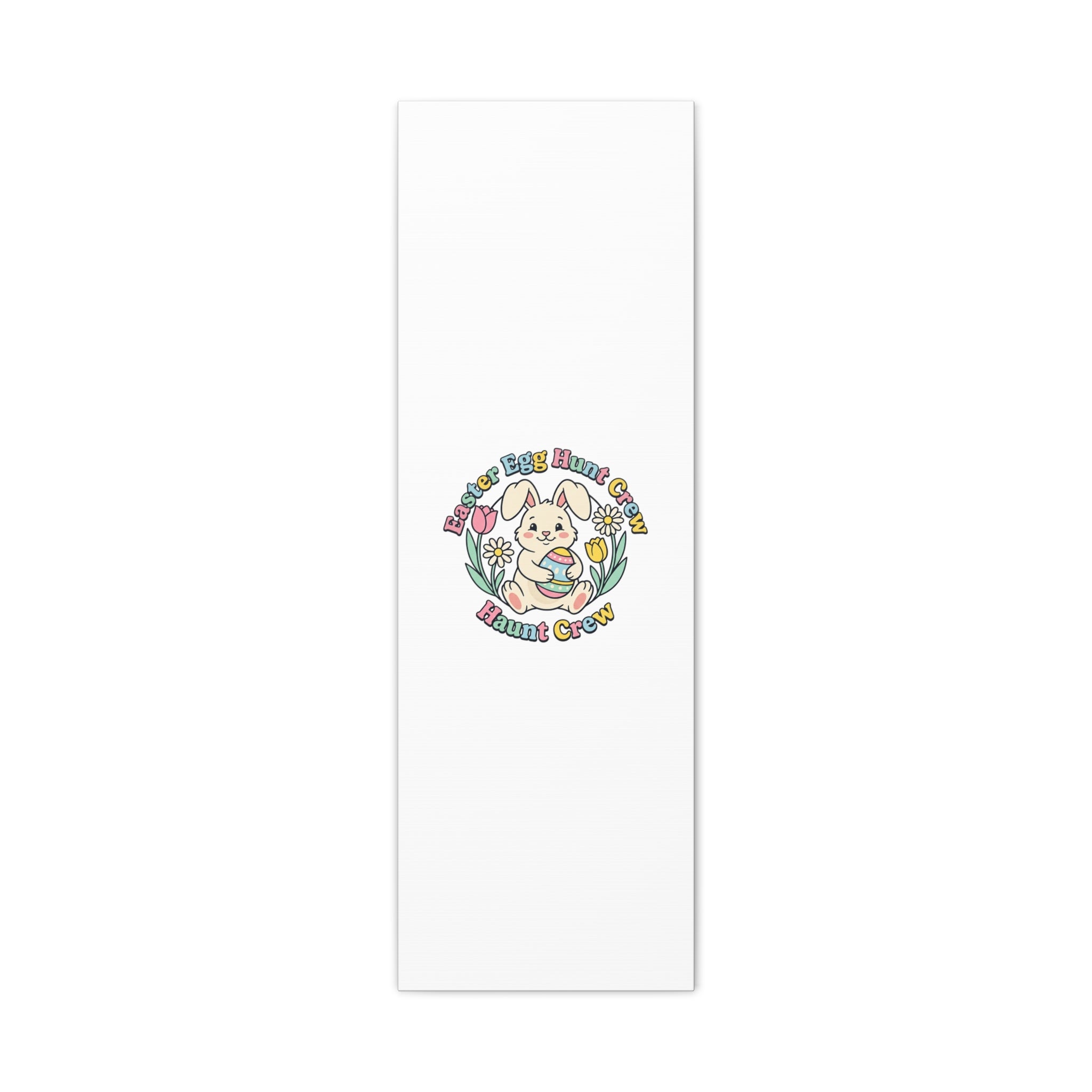 Easter Bunny Egg Hunt Canvas | Pastel Spring Cottagecore Wall Art