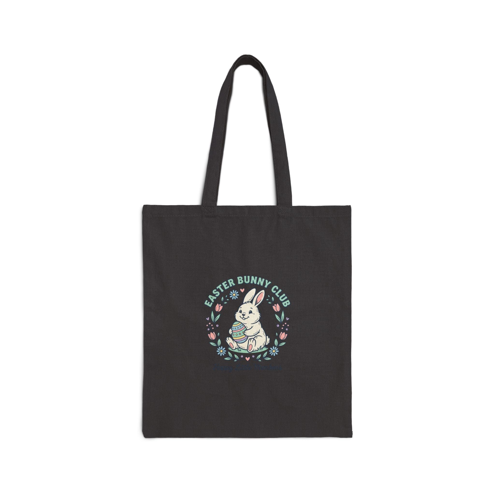 Easter Bunny Aesthetic Tote | pastel spring, cottagecore canvas