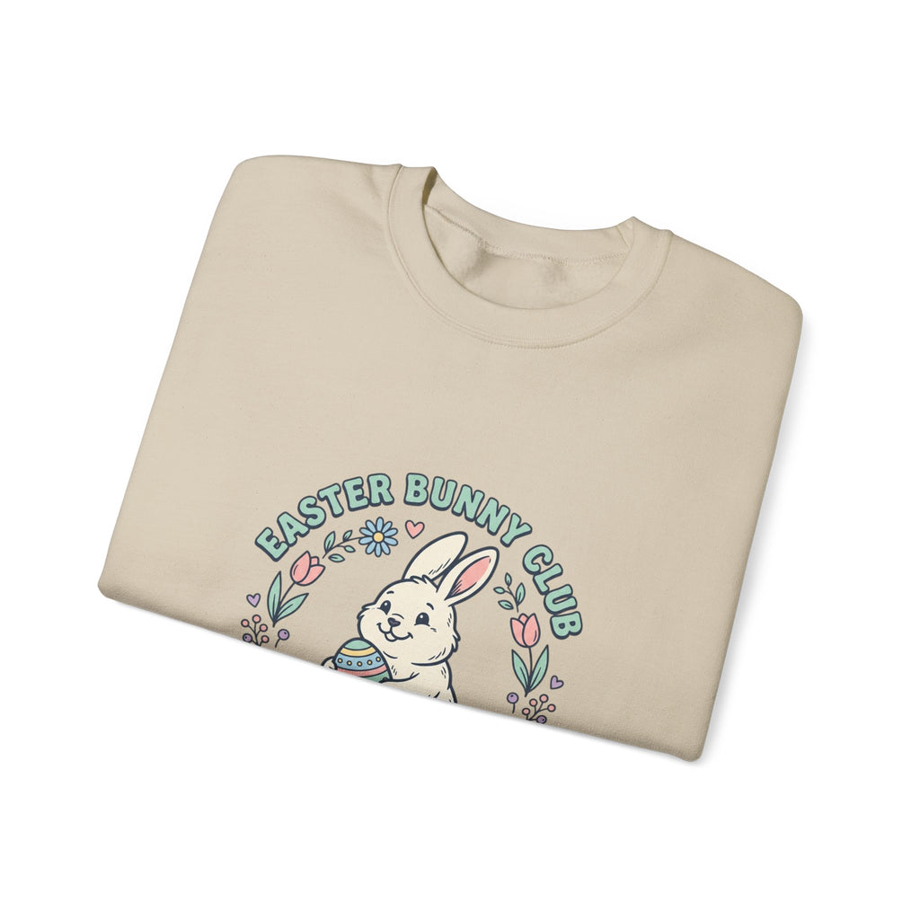 Easter Bunny Club Sweatshirt | pastel spring, vintage Easter
