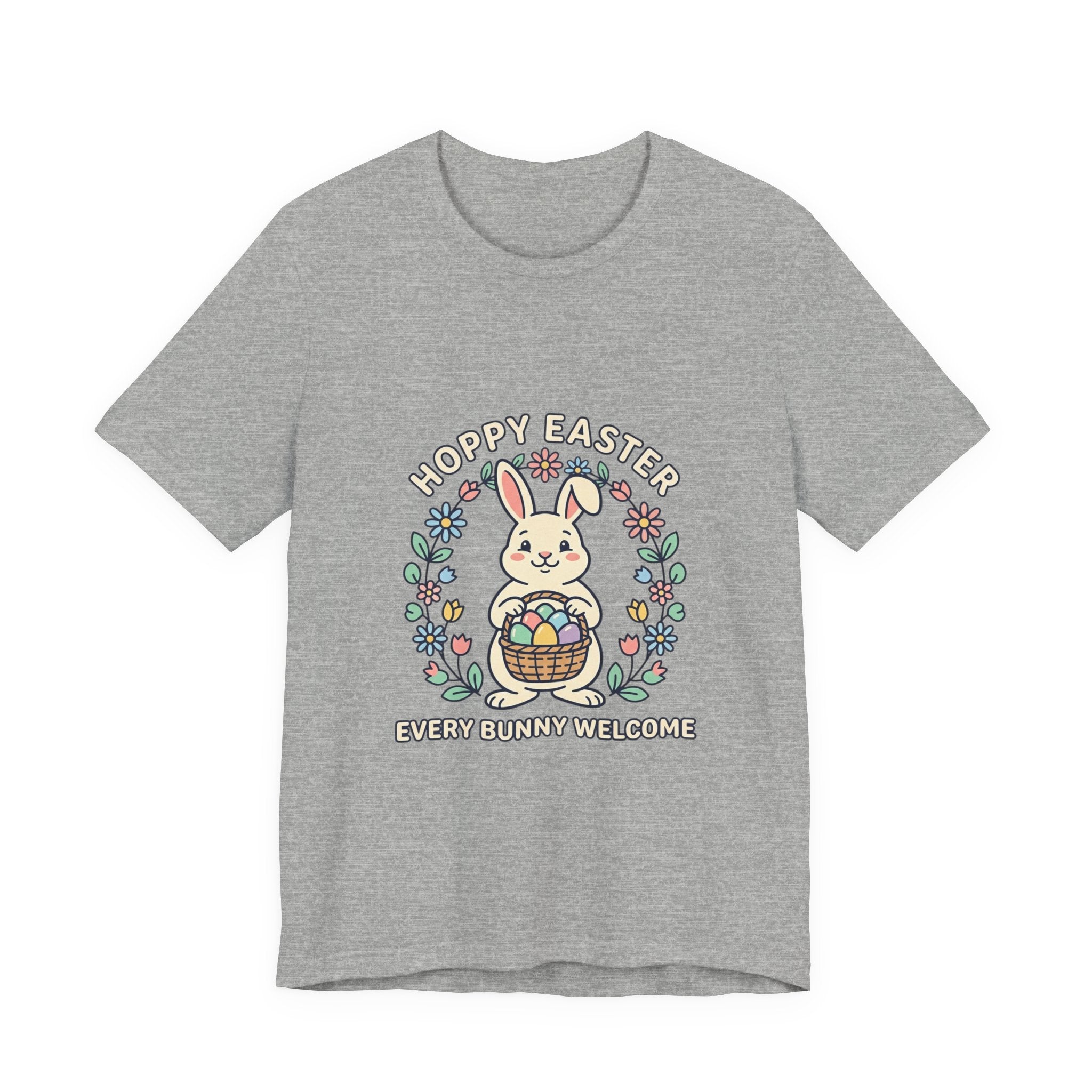 Hoppy Easter Bunny Aesthetic Tee | pastel spring, vintage Easter