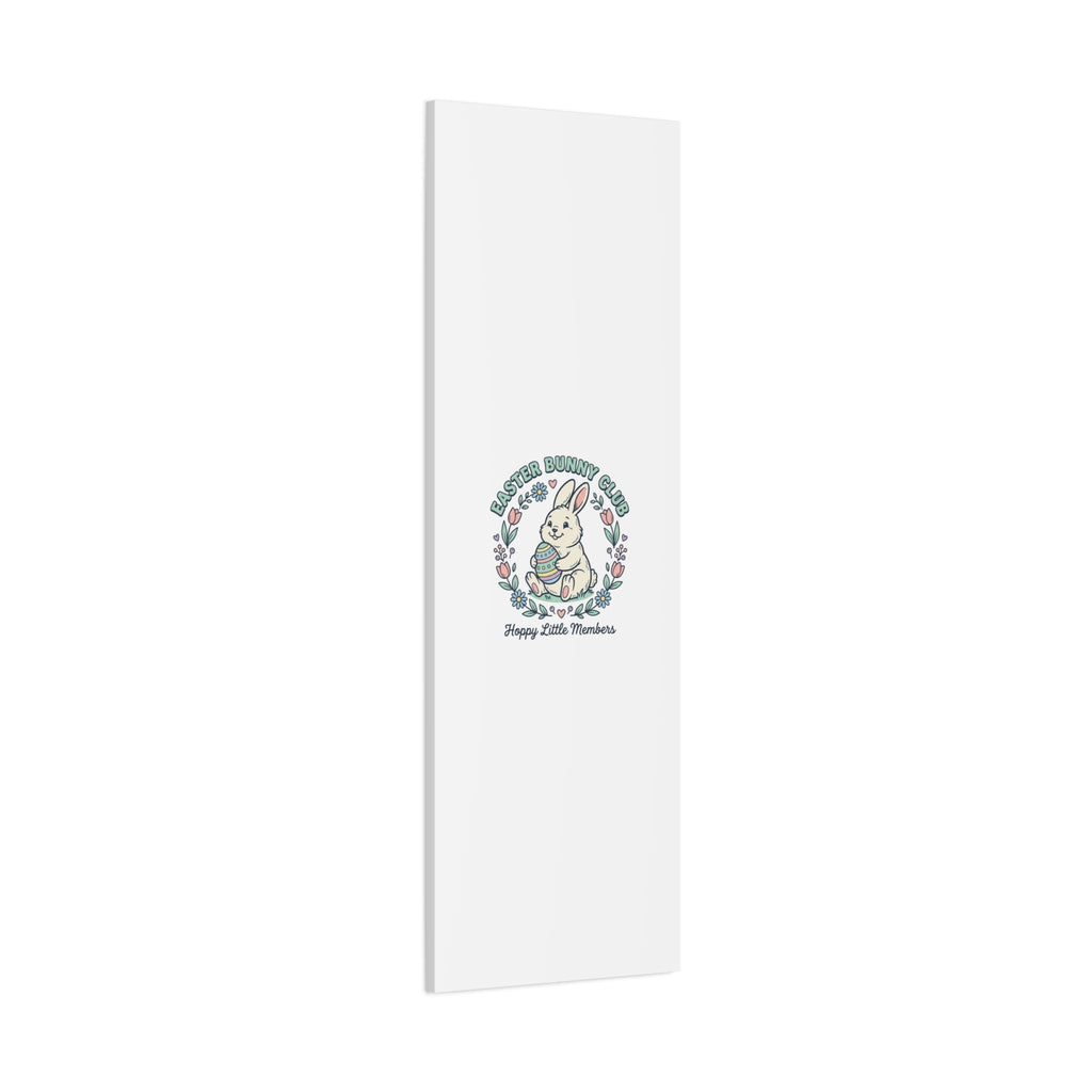 Easter Bunny Club Canvas | pastel spring, vintage Easter