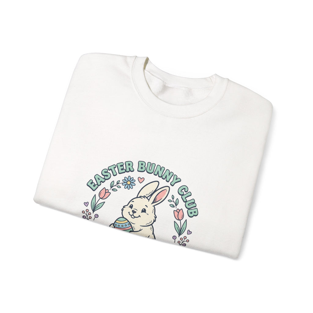 Easter Bunny Club Sweatshirt | pastel spring, vintage Easter
