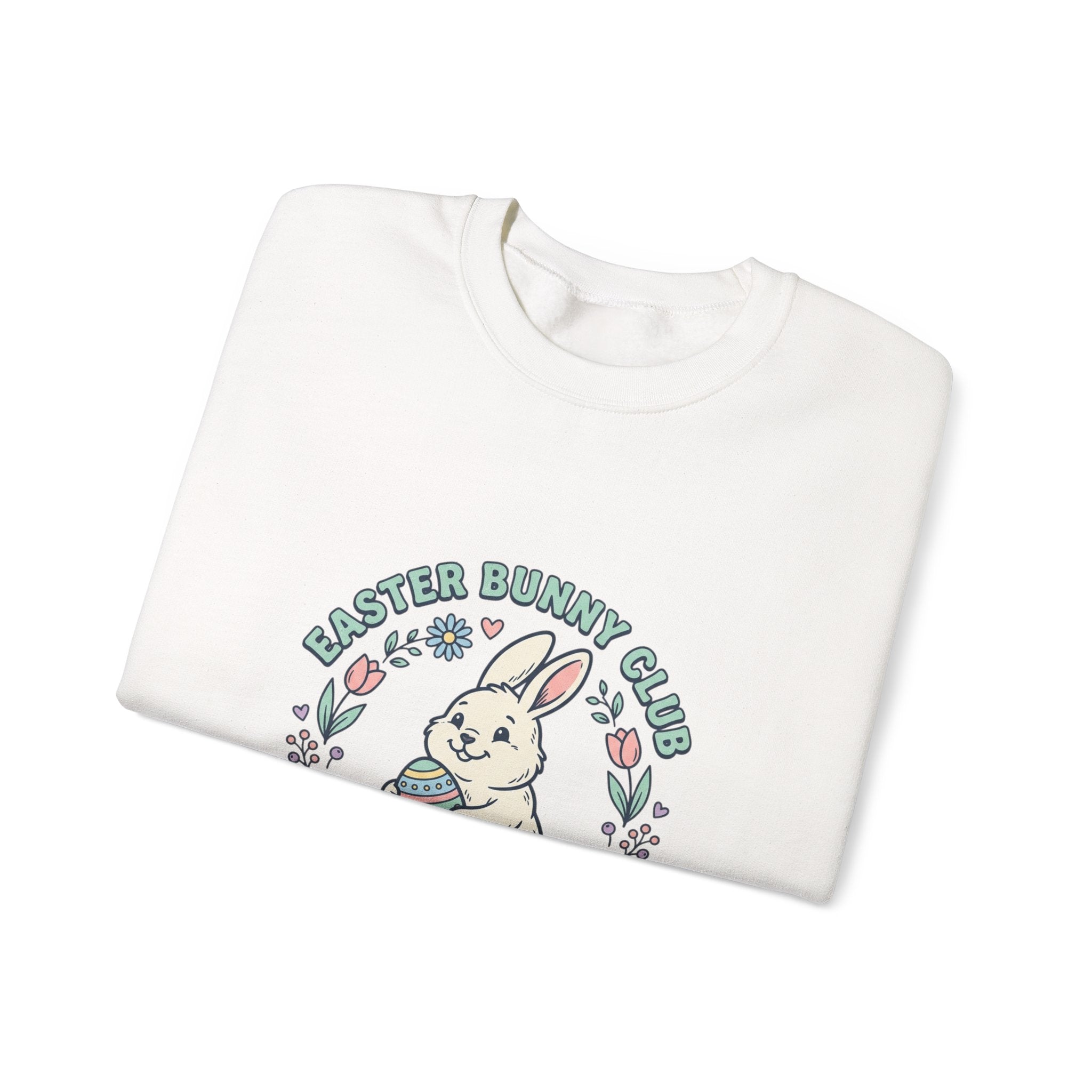 Easter Bunny Club Sweatshirt | pastel spring, vintage Easter