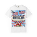 Memorial Day T-Shirt - "Honoring Our Heroes" American Flag & Poppy Tribute