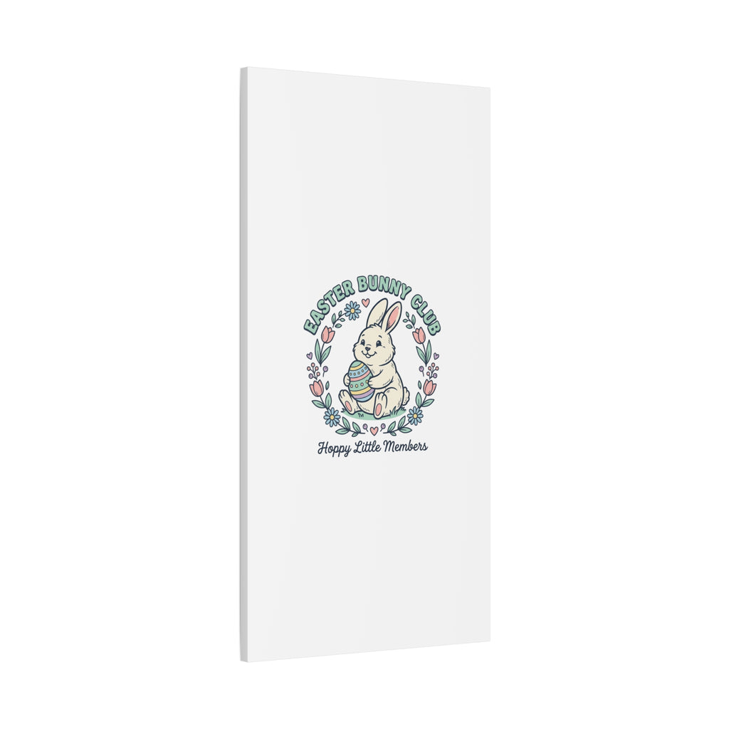 Easter Bunny Club Canvas | pastel spring, vintage Easter