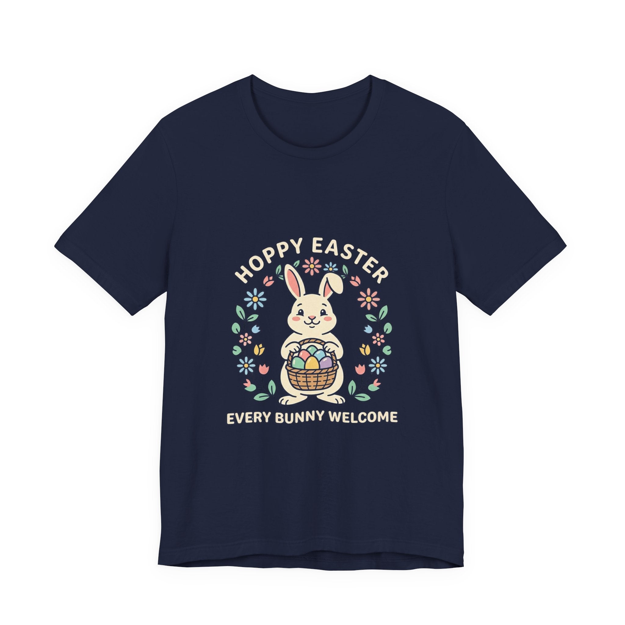 Hoppy Easter Bunny Aesthetic Tee | pastel spring, vintage Easter