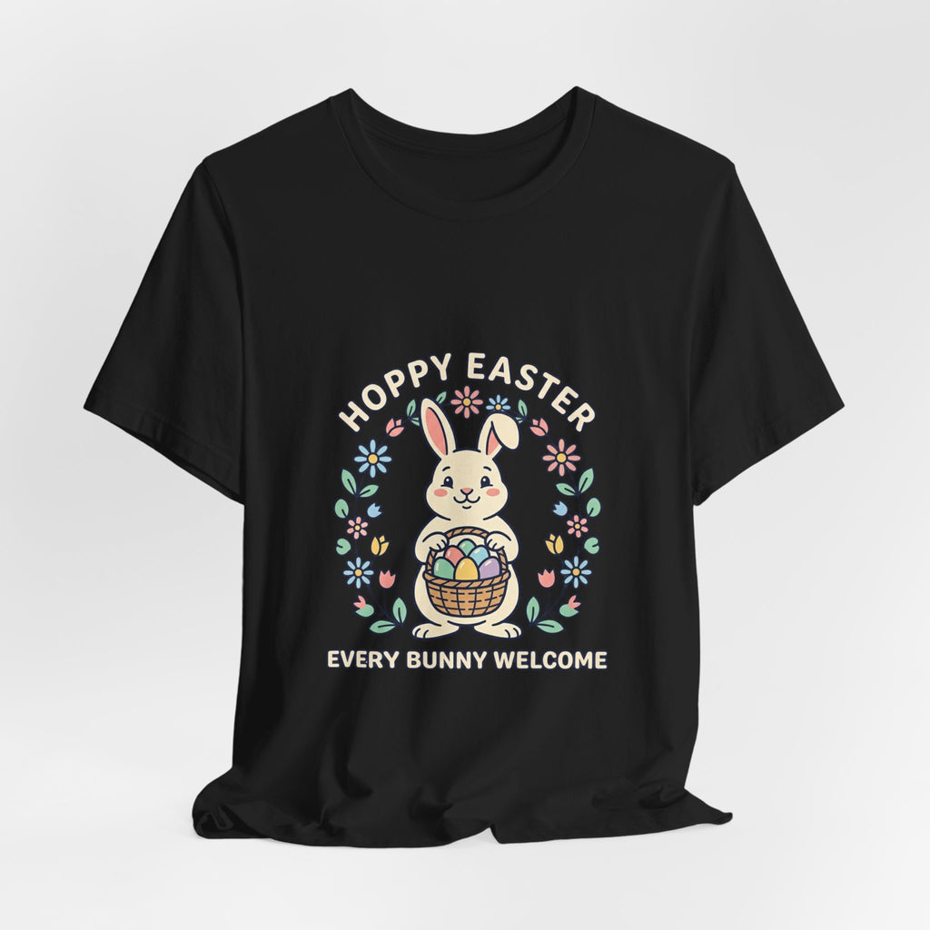 Hoppy Easter Bunny Aesthetic Tee | pastel spring, vintage Easter