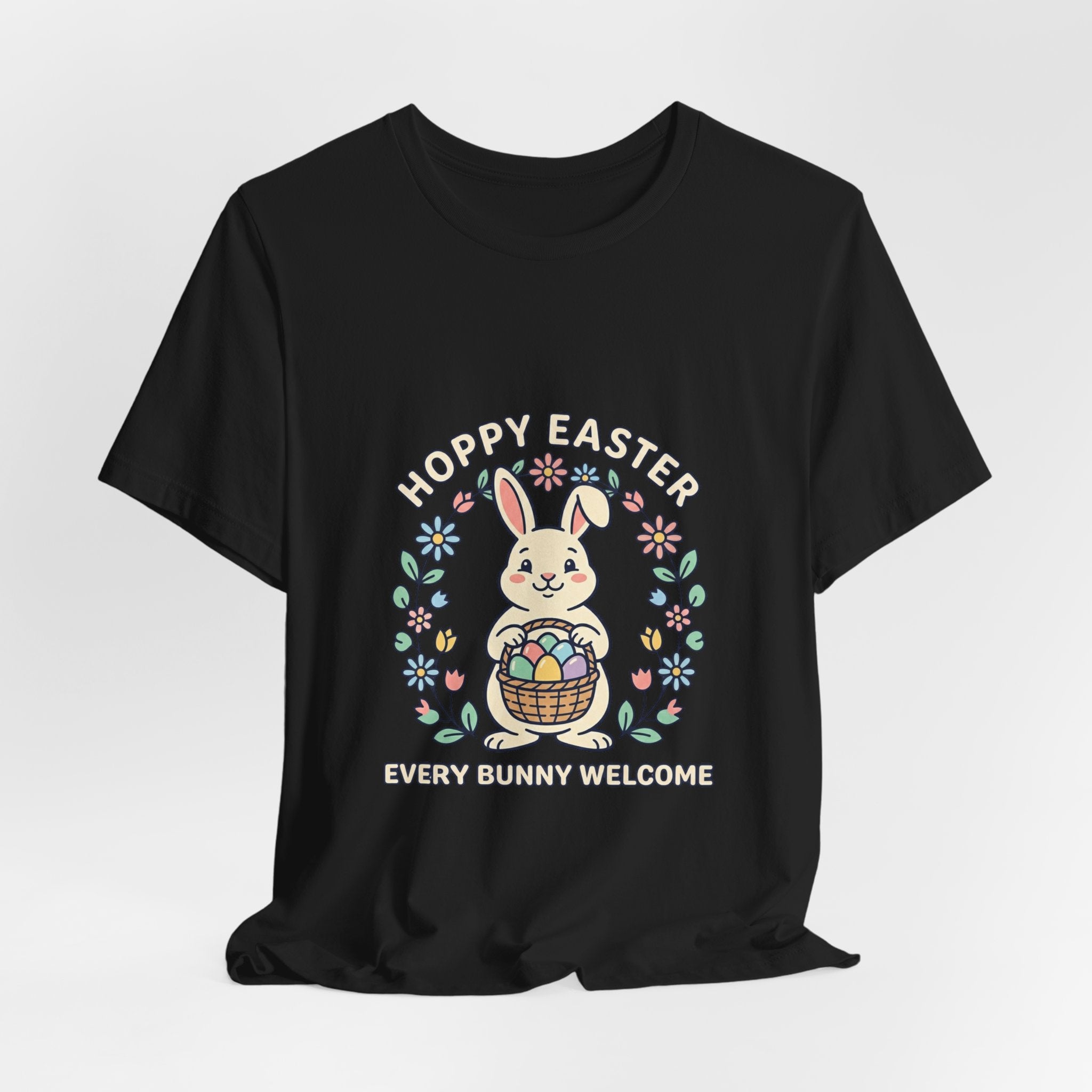 Hoppy Easter Bunny Aesthetic Tee | pastel spring, vintage Easter