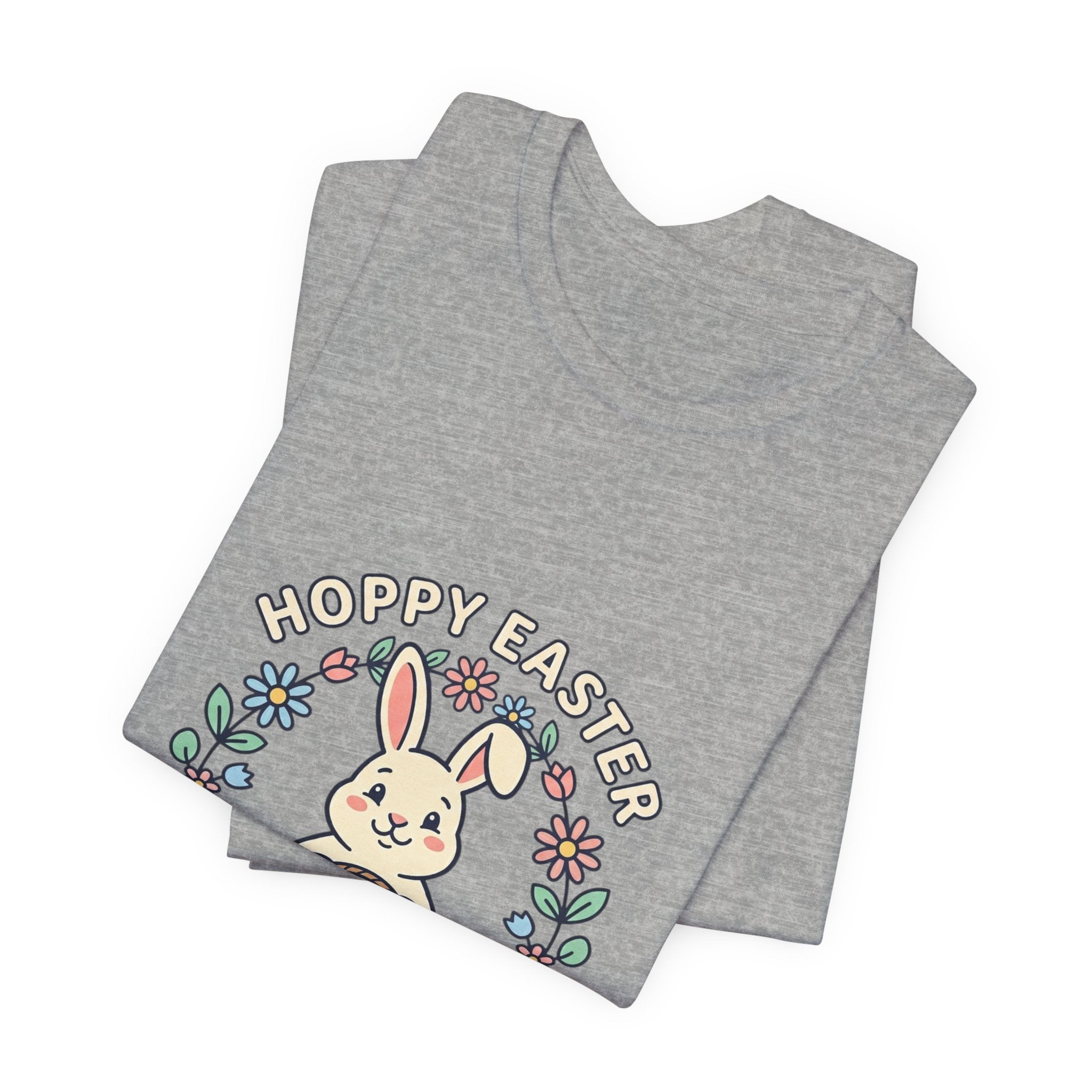 Hoppy Easter Bunny Aesthetic Tee | pastel spring, vintage Easter