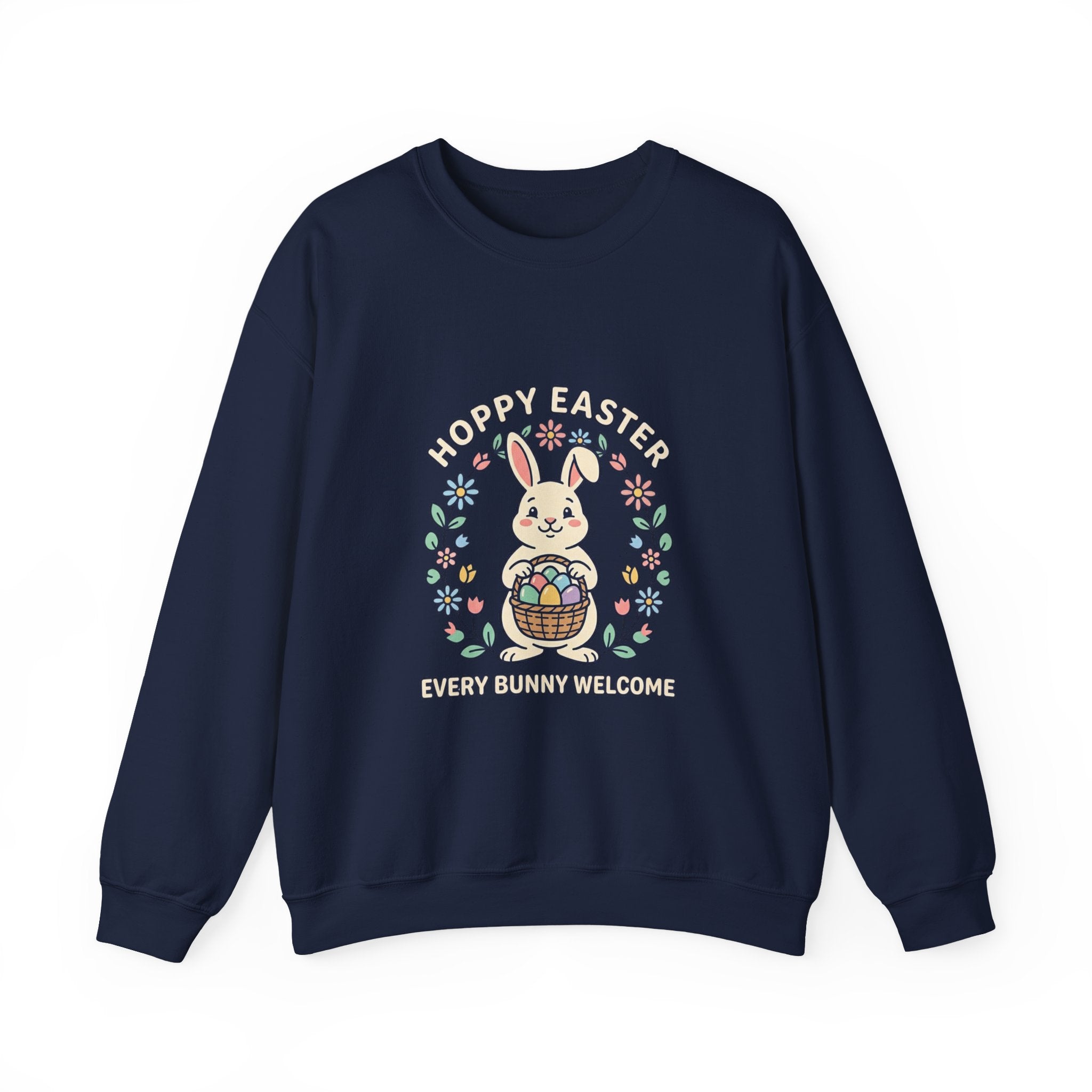 Happy Easter Bunny Sweatshirt | pastel spring, cottagecore