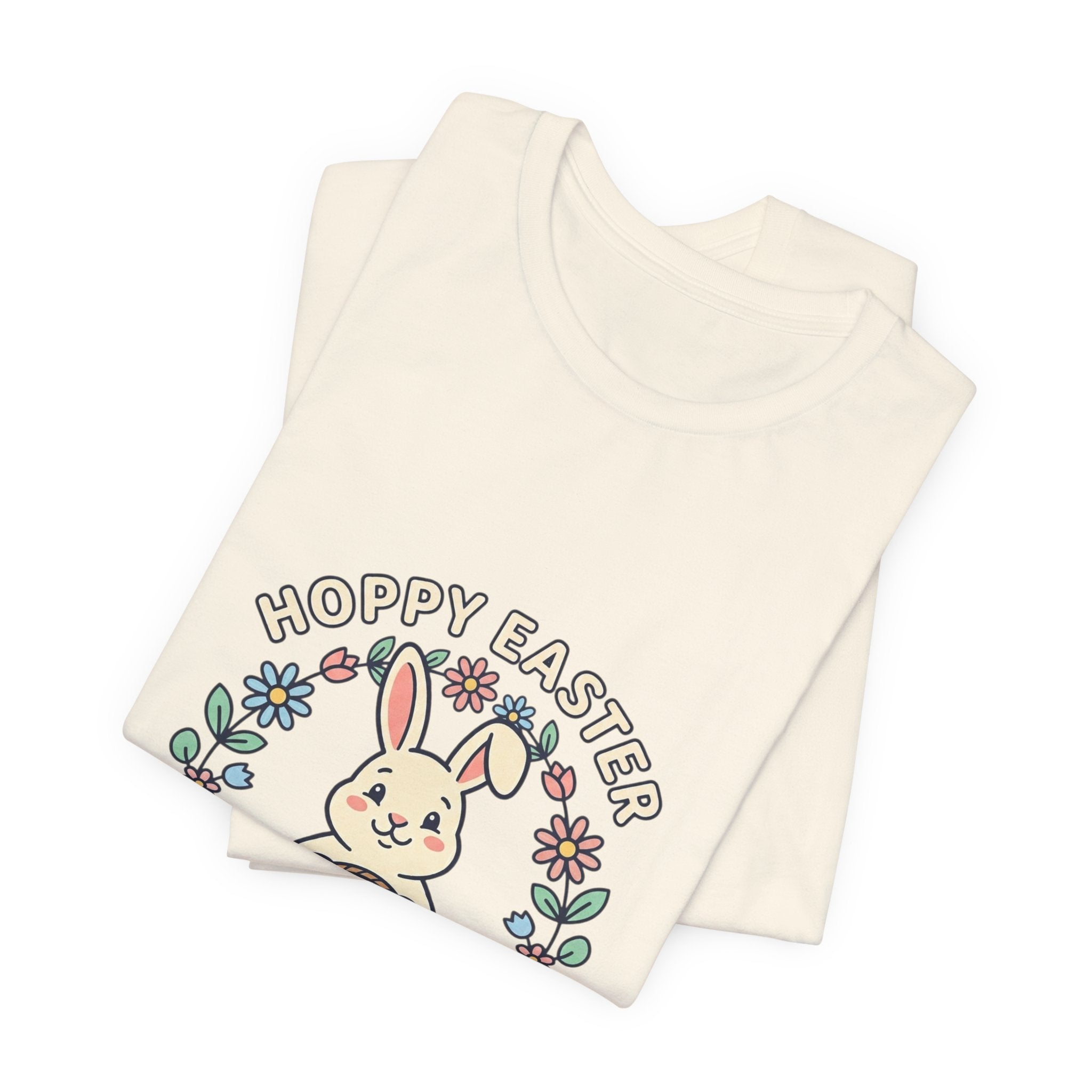 Hoppy Easter Bunny Aesthetic Tee | pastel spring, vintage Easter