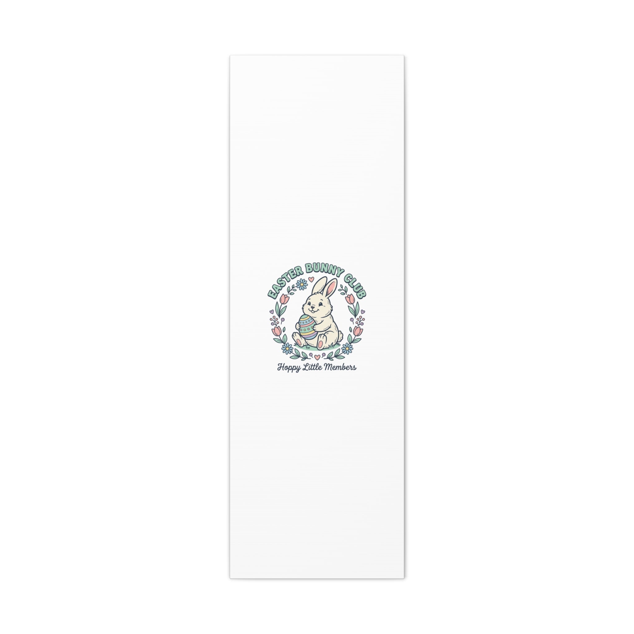 Easter Bunny Club Canvas | pastel spring, vintage Easter